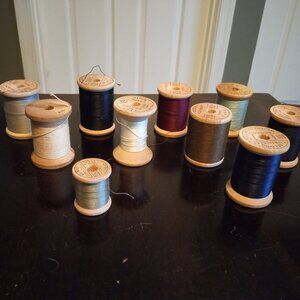 Vintage Wooden Sewing Spools 🧵